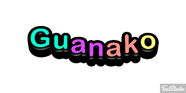 Guanako Texteffekt