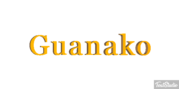 Guanako Texteffekt