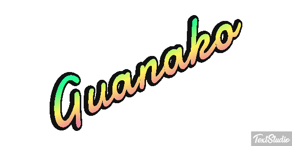 Guanako Texteffekt