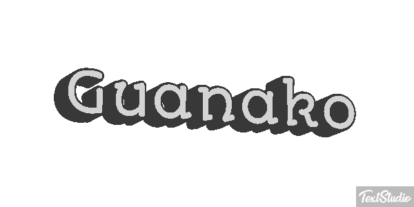Guanako Texteffekt