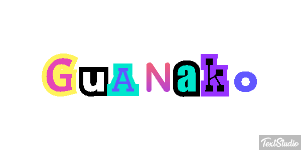 Guanako Texteffekt