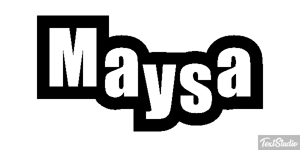 Maysa Text effect