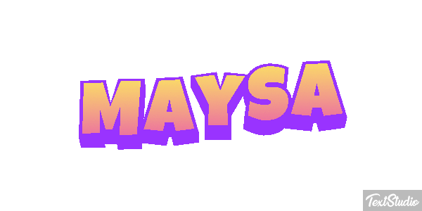 Maysa Text effect