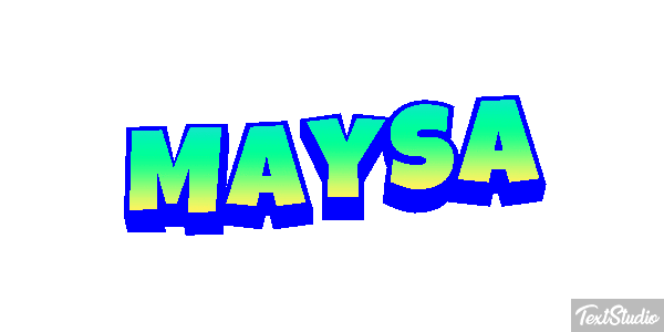 Maysa Text effect