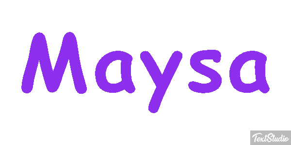 Maysa Text effect