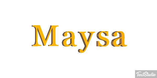 Maysa Text effect