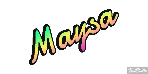 Maysa Text effect