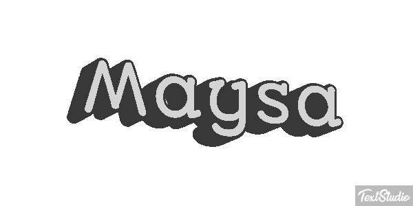 Maysa Text effect