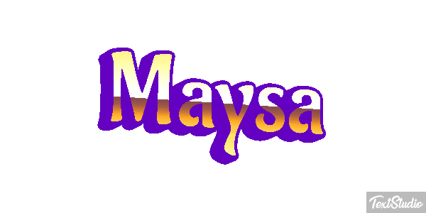 Maysa Text effect