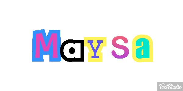 Maysa Text effect