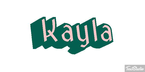 Kayla Texteffekt