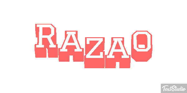 Razão Effet de texte