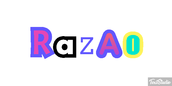 Razão Effet de texte