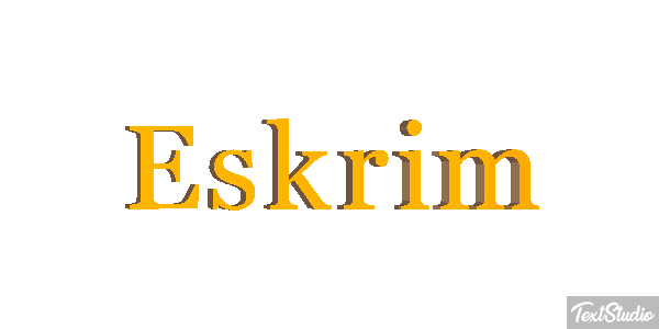 Eskrim Metin efekti