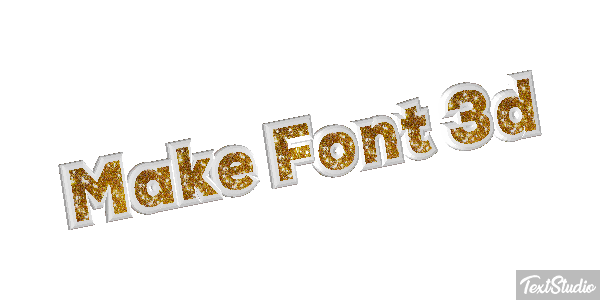Make Font 3D Text effect