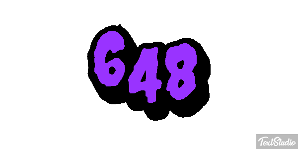 648 Tekst effect