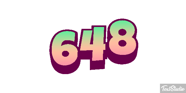 648 Tekst effect