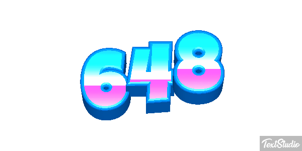 648 Tekst effect