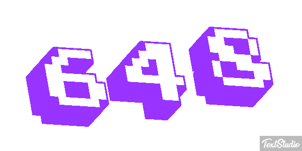 648 Tekst effect