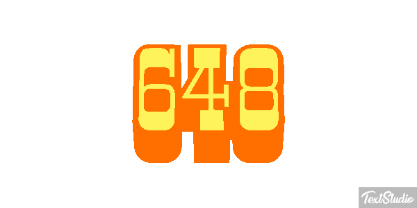 648 Tekst effect