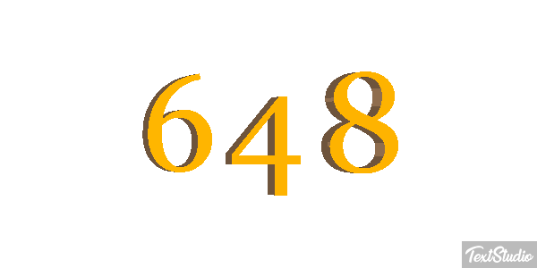 648 Tekst effect