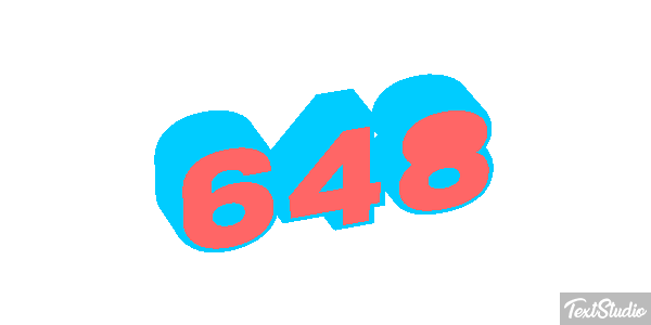 648 Tekst effect