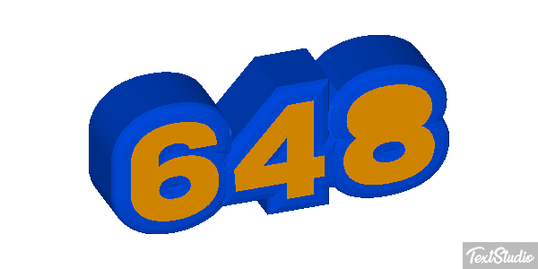 648 Tekst effect