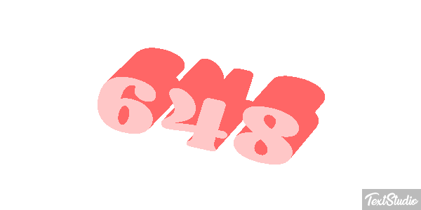 648 Tekst effect