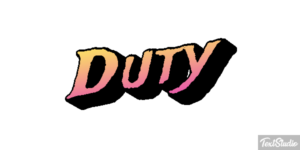 Duty Metin efekti