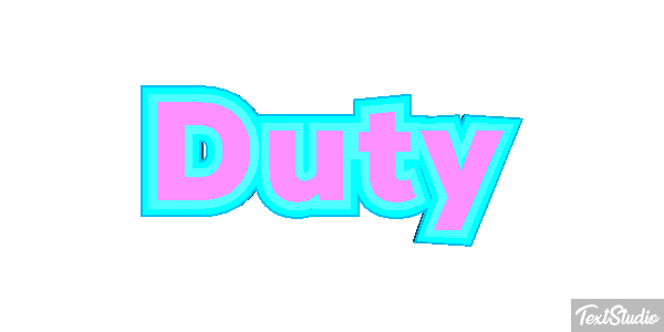 Duty Metin efekti