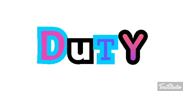 Duty Metin efekti