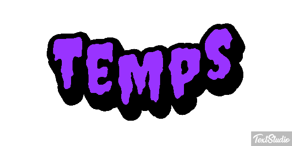 Temps Effet de texte