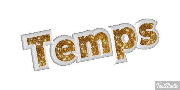 Temps Effet de texte