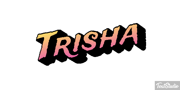 Trisha Tekst effect