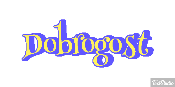 Dobrogost Texteffekt