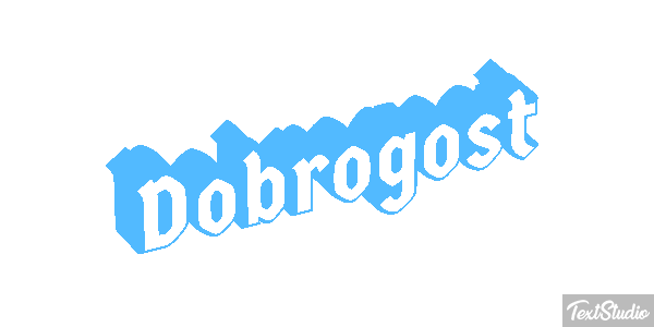 Dobrogost Texteffekt