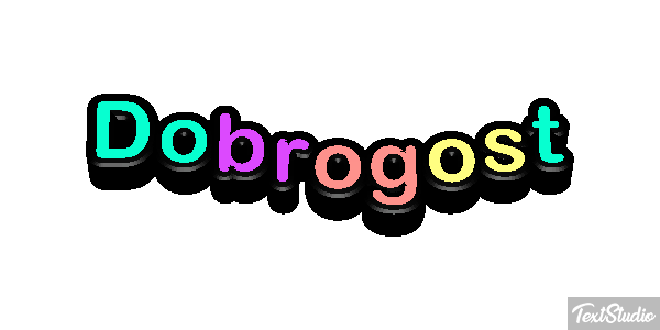 Dobrogost Texteffekt