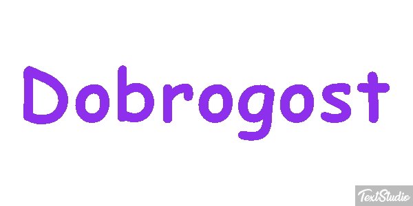Dobrogost Texteffekt