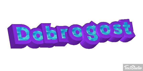Dobrogost Texteffekt