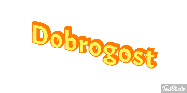 Dobrogost Texteffekt