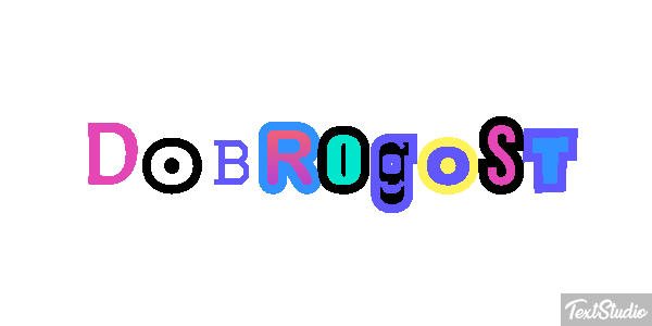 Dobrogost Texteffekt