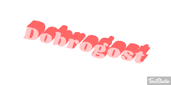 Dobrogost Texteffekt