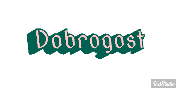 Dobrogost Texteffekt