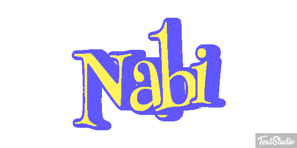 Nabi Tekst effect