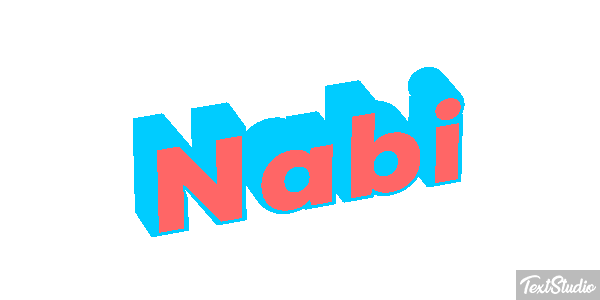 Nabi Tekst effect