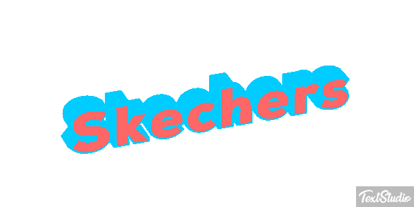 Skechers Текстовый эффект