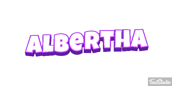 Albertha Text effect