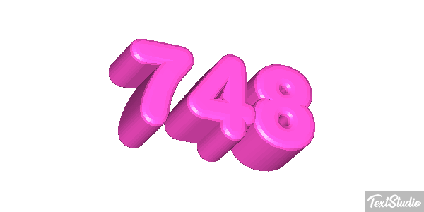 748 テキスト効果