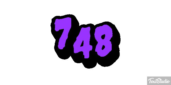 748 テキスト効果