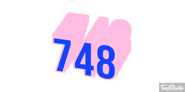 748 テキスト効果